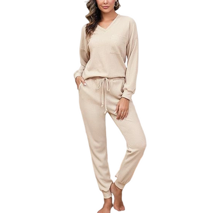 Women’s Long Sleeve Top & Jogger Lounge Set