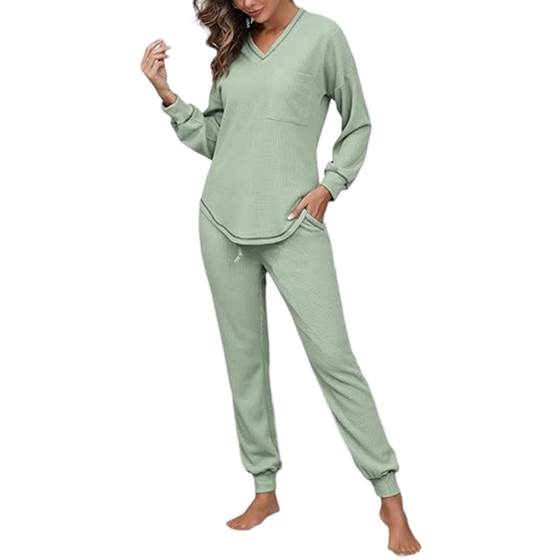 Women’s Long Sleeve Top & Jogger Lounge Set
