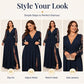 🌹 Elegant Lace, Flattering A-Line Shape | Women's V-Neck Maxi Dress ⚡ Free Shipping