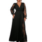 🌹 Elegant Lace, Flattering A-Line Shape | Women's V-Neck Maxi Dress ⚡ Free Shipping