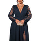 🌹 Elegant Lace, Flattering A-Line Shape | Women's V-Neck Maxi Dress ⚡ Free Shipping
