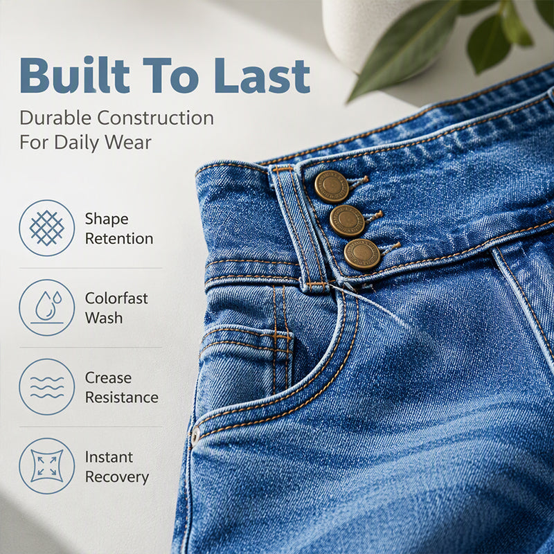 ⌛Limited-Time Offer🛍️Women's Wide-Leg Stretchy Jeans