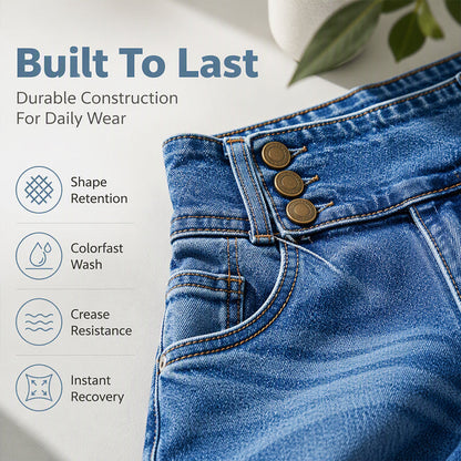 ⌛Limited-Time Offer🛍️Women's Wide-Leg Stretchy Jeans