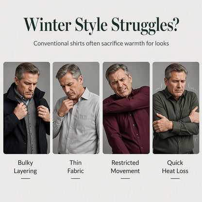 Men's False Two-Piece Long Sleeve Top