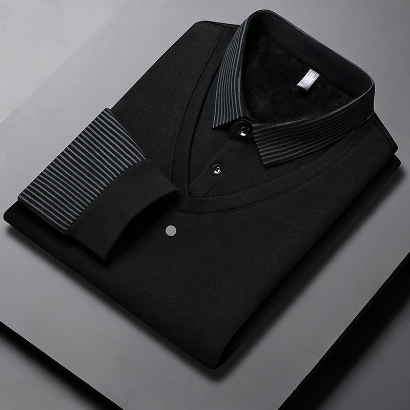 Men's False Two-Piece Long Sleeve Top
