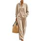 💎 Luxe Texture, Effortless Two-Piece Style | Women's Velour Wide-Leg Set ⚡ Free Shipping