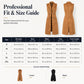 ✨Women's Chic Sleeveless Open Front Longline Jacket – Effortless Layering & Elegant Autumn Style