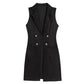 ✨Women's Chic Sleeveless Open Front Longline Jacket – Effortless Layering & Elegant Autumn Style