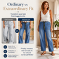 🌸Hot Sale 50% OFF💖Women's Vertical Striped Stretchy Denim Pants