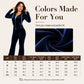✨ Women's Velvet Zip-Up Hoodie & Flared Pants Set – Luxe Comfort Meets Effortless Style