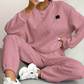 🌸Hot Sale 50% OFF💖Casual Long Sleeve Knit Pullover & Pants 2-Piece Set