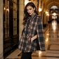 👖 LIMITED-TIME 50% OFF! ✨ Women Vintage Plaid Cape Coat