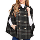 👖 LIMITED-TIME 50% OFF! ✨ Women Vintage Plaid Cape Coat