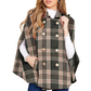 👖 LIMITED-TIME 50% OFF! ✨ Women Vintage Plaid Cape Coat