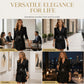 🌸Hot Sale 50% OFF💖Women's Elegant Double-Breasted Blazer Dress
