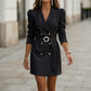 🌸Hot Sale 50% OFF💖Women's Elegant Double-Breasted Blazer Dress