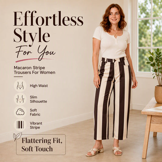 ✨EffortlessComfort|Women’s Striped Wide-LegPants