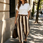 ✨EffortlessComfort|Women’s Striped Wide-LegPants