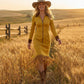 ⏰Last Day Sale 50% Off💃Women's Long Sleeve Tassel Hem Midi Dress