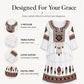 ⏰Last Day Sale 50% Off💃Women's Vintage Ethnic Print Tiered Dress