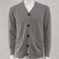 ✨ Timeless Comfort | Men's Classic V-Neck Knit Cardigan
