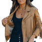 🌸Hot Sale 50% OFF💖Women’s Casual Long Sleeve Fringe Jacket