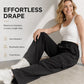 ✨Effortless Style | Women’s High-Waisted Quick-Dry Wide-Leg Cargo Pants