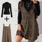 ⏰Last Day Sale 50% Off💃Layered Look Leopard Cami Dress & Top Set