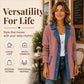 ✨ Easy Everyday Style | Women's Denim Patchwork Casual Jacket