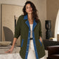 ✨ Easy Everyday Style | Women's Denim Patchwork Casual Jacket