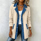 ✨ Easy Everyday Style | Women's Denim Patchwork Casual Jacket
