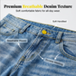 ✨ Easy Everyday Comfort | Women's Relaxed-Fit Straight-Leg Jeans