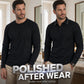✨ Easy Everyday Comfort | Men's Contrast-Collar Short-Sleeve Polo Shirt