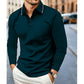 ✨ Easy Everyday Comfort | Men's Contrast-Collar Short-Sleeve Polo Shirt