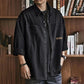 ✨ Easy Everyday Style | Men's Relaxed-Fit Multi-Pocket Utility Shirt
