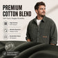 ✨ Easy Everyday Style | Men's Relaxed-Fit Multi-Pocket Utility Shirt