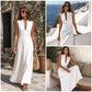 ✨ Flattering Elegance | Women's Deep V-Neck Sleeveless Maxi Dress