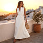 ✨ Flattering Elegance | Women's Deep V-Neck Sleeveless Maxi Dress