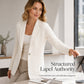✨ Elevated Everyday Comfort | Women's Lapel-Collar Knit Cardigan