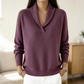 ☁️ Cozy Everyday Comfort | Women's Shawl-Collar Pullover Sweater