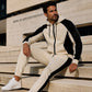 ✨ Easy Everyday Comfort | Men's Color-Block Zip-Up Hoodie & Sweatpants 2-Piece Set