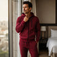 ✨ Easy Everyday Comfort | Men's Color-Block Zip-Up Hoodie & Sweatpants 2-Piece Set