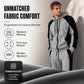 ✨ Easy Everyday Comfort | Men's Color-Block Zip-Up Hoodie & Sweatpants 2-Piece Set
