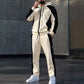 ✨ Easy Everyday Comfort | Men's Color-Block Zip-Up Hoodie & Sweatpants 2-Piece Set
