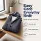 ☁️ Cozy Everyday Comfort | Men's Hooded Textured-Knit Button Cardigan