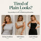✨ Flattering Elegance | Women's Square-Neck Long-Sleeve A-Line Mini Dress