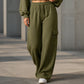 ✨ Easy Everyday Comfort | Women's High-Waisted Drawstring Casual Pants