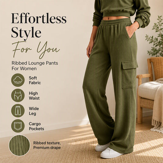 ✨ Easy Everyday Comfort | Women's High-Waisted Drawstring Casual Pants