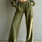 ✨ Easy Everyday Comfort | Women's High-Waisted Drawstring Casual Pants