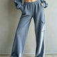 ✨ Easy Everyday Comfort | Women's High-Waisted Drawstring Casual Pants